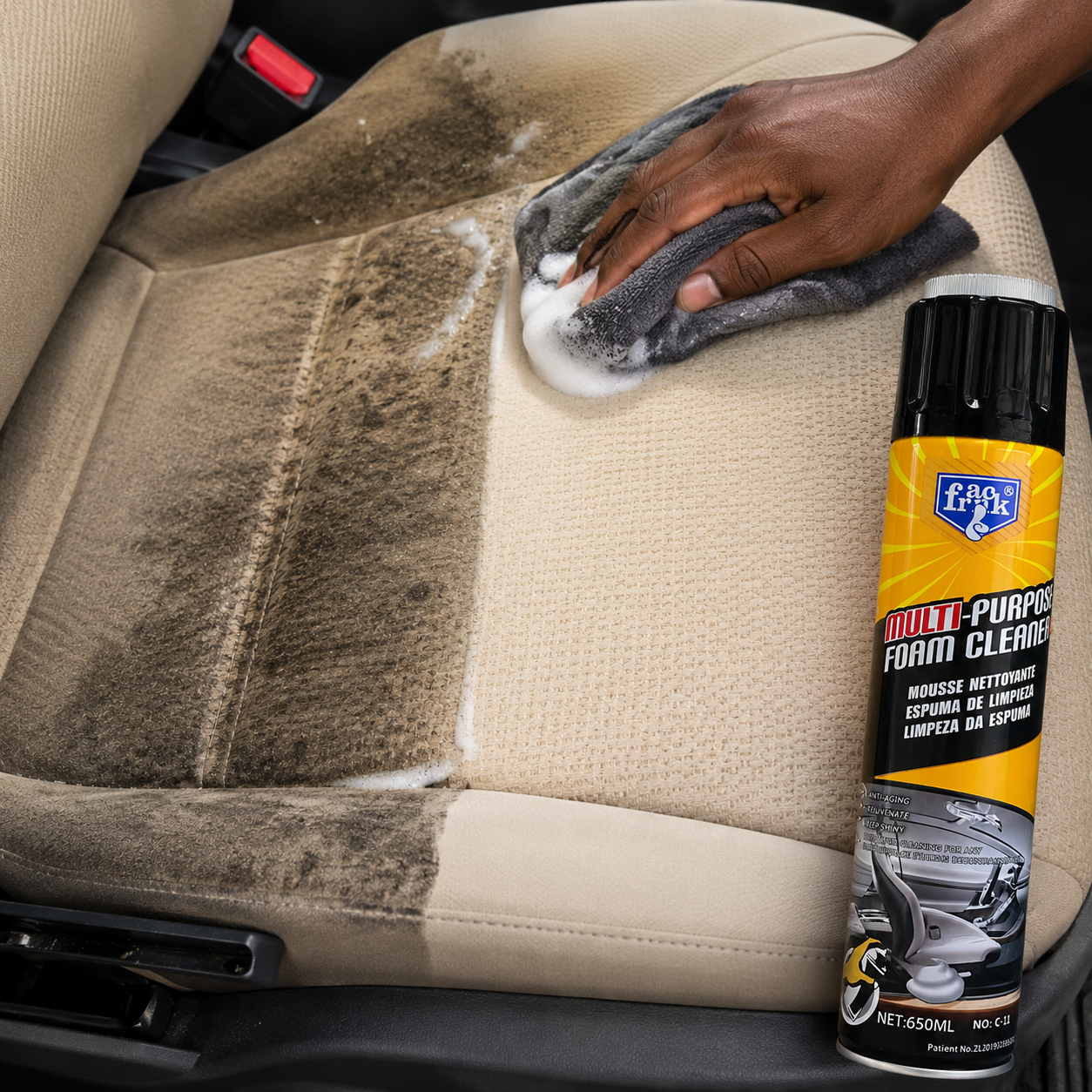 2.0 Foam Cleaner™ – Nettoyant Mousse Multifonction Pour Intérieur Voiture