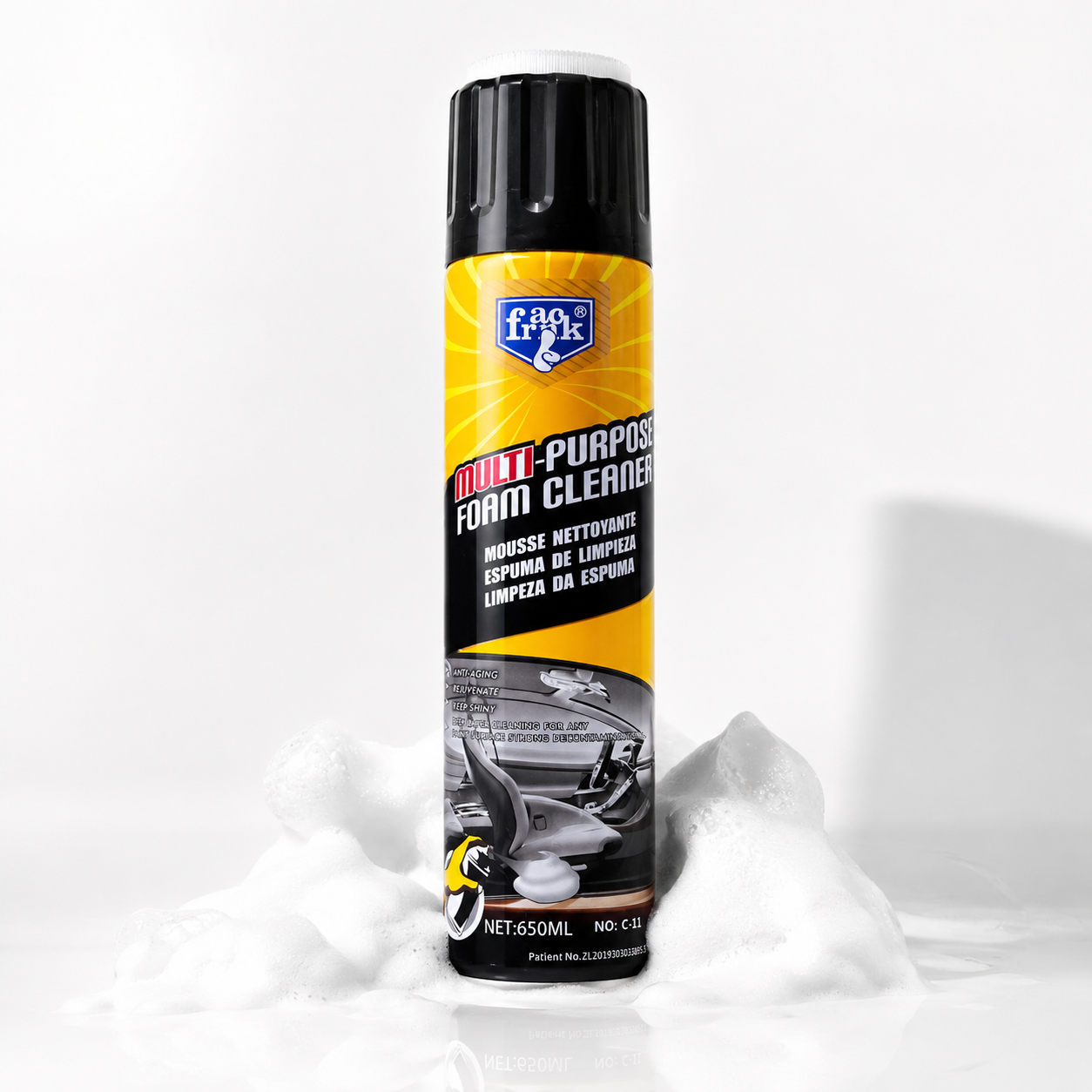 2.0 Foam Cleaner™ – Nettoyant Mousse Multifonction Pour Intérieur Voiture